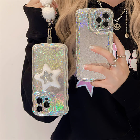 Plush Star Holder Phone Case | Fashion Meets Functionality